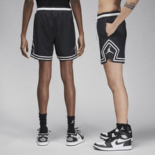 Load image into Gallery viewer, Jordan Sport Men&#39;s Dri-FIT Woven Diamond Shorts (Black/White/White, FQ2989-010) Size Small
